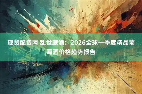 现货配资网 乱世藏酒：2026全球一季度精品葡萄酒价格趋势报告